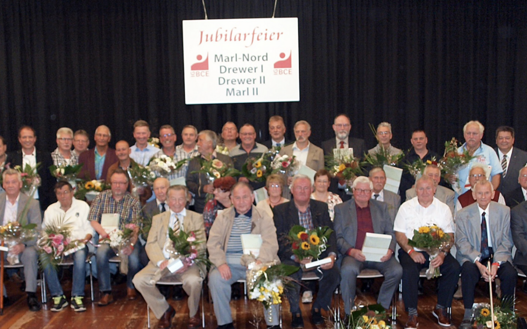 JUBILAREHRUNG 2017 EIN DANK FÜR TREUE IGBCE-MITGLIEDSCHAFT