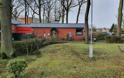 BIS ZUM 1. MAI BLEIBT DAS ERSNT-REUTER-HAUS GESCHLOSSEN, DIE VORSTANDSITZUNGEN UND DIE JAHRESHAUPTVERSAMMLUNG FALLEN AUS.